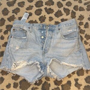 Levi’s 501 Distressed Denim Women Shorts